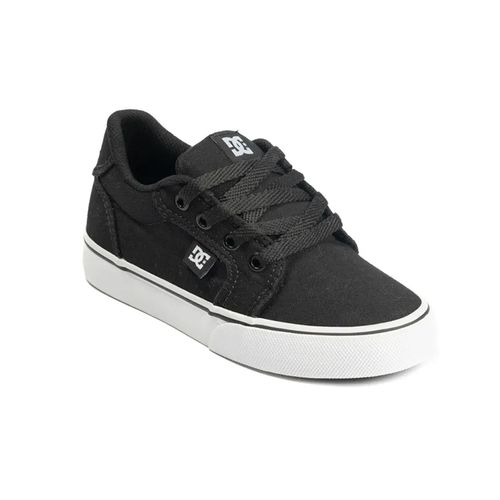 Tenis Infantil DC Shoes Anvil TX Black White-DC002T -1-